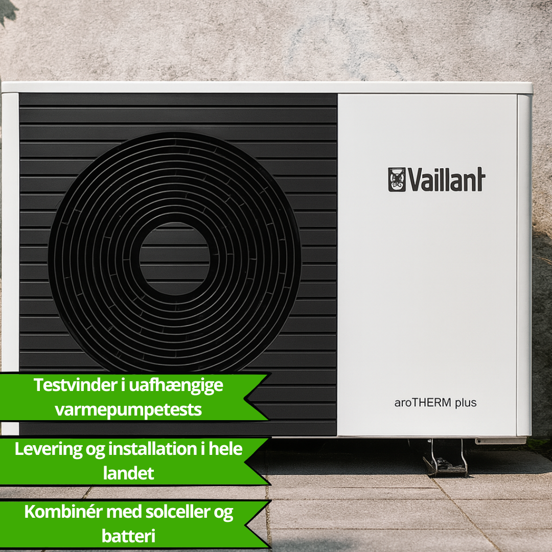Valliant aroTHERM plus luft til vand varmepumpe