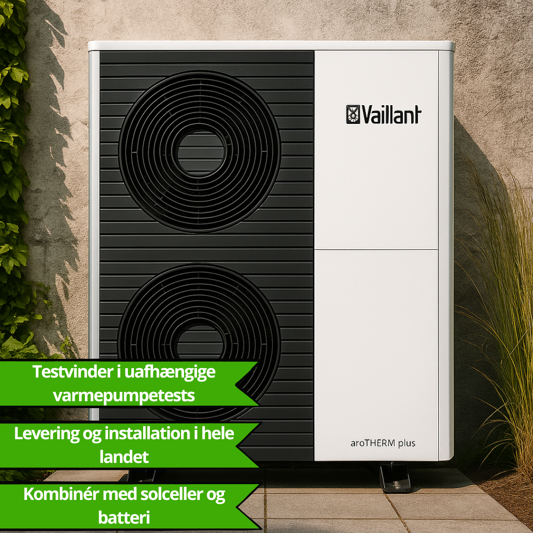 Valliant aroTHERM plus luft til vand varmepumpe